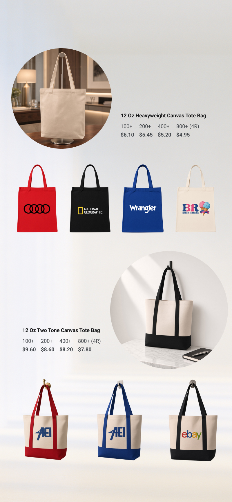 Lungsal‘s Canvas Tote Series